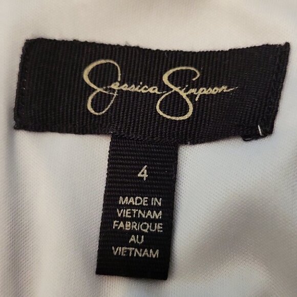 Jessica Simpson Black/White Dress (Size 4) - Picture 5 of 6